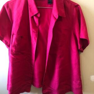 Bright Red Short Sleeve Shirt